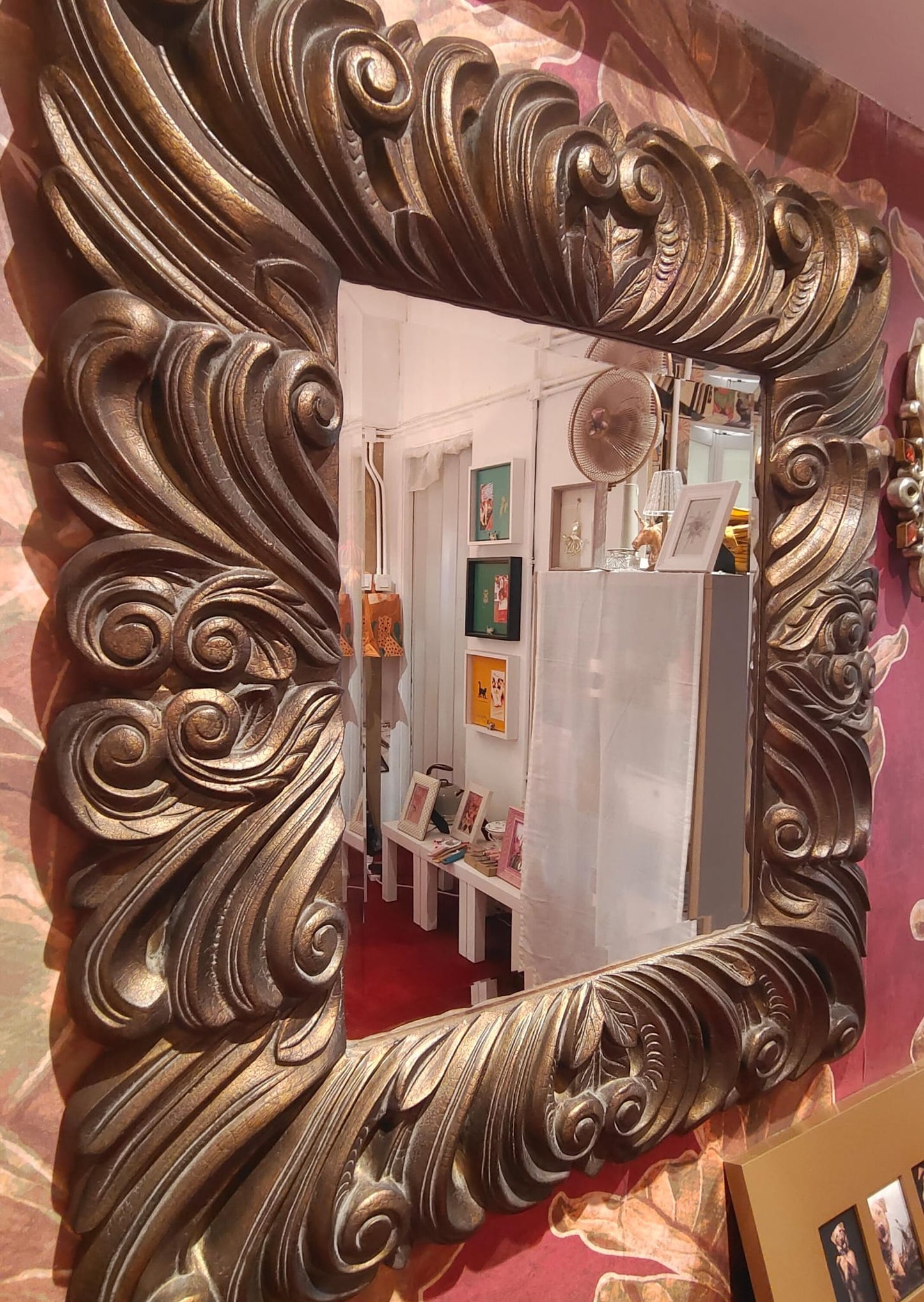 Lavish Rococo Style Mirror